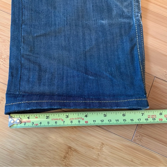 Levi's 504 Straight Mens Size 29 x 32 Zipper Waist Pocket Denim Jeans Low Rise - Picture 14 of 16